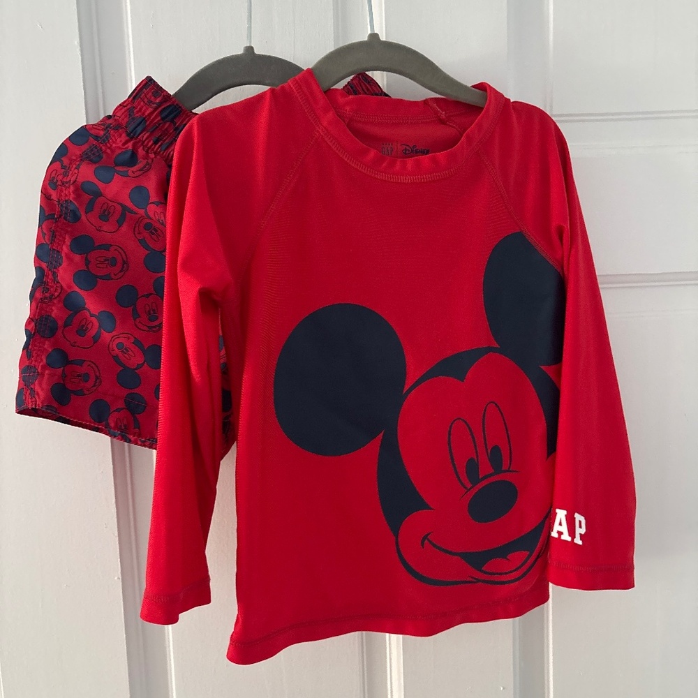 Red Mickey swim set